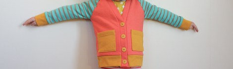 greenpoint cardigan by hamster and the bee